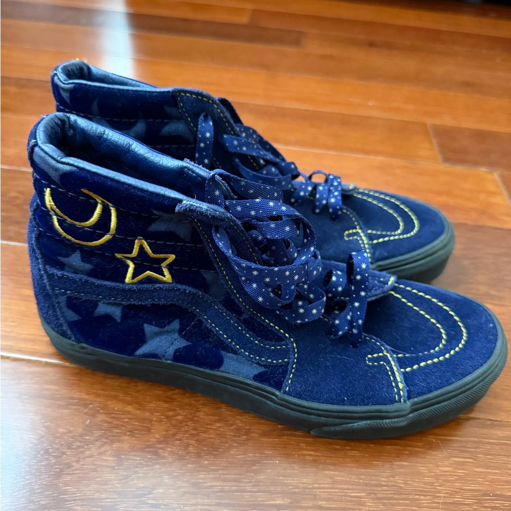 Vans Disney “Fantasia” Blue and Yellow Star Sneakers